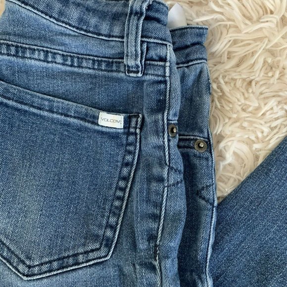 volcom brand jeans liberator legging ankle fit blue size 0 - Picture 11 of 11